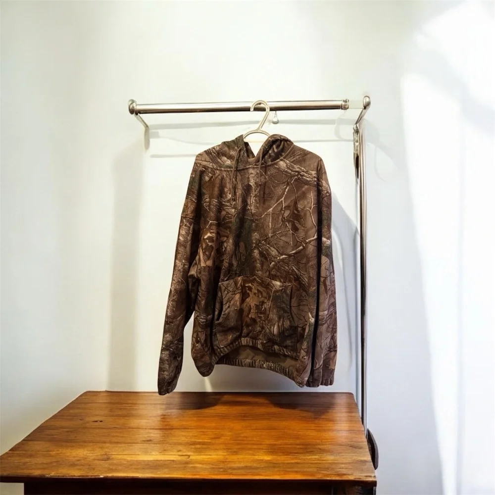 Men's Camouflage Hoodie Jacket - Picture 1 of 3